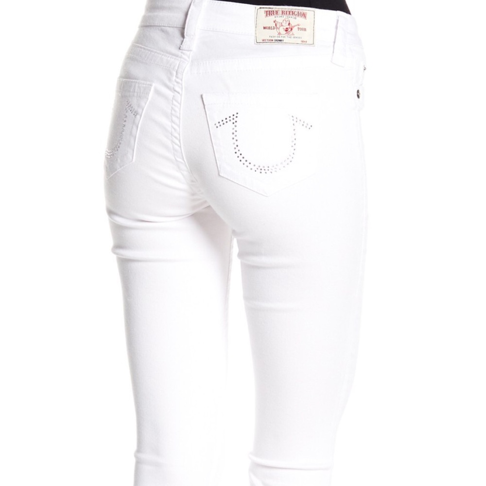 True Religion Jeans Curvy Skinny Crystal Jeans